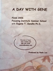 A Day with Gene Gendlin FISS 2006 DVD
